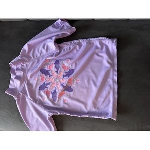 5/$10 Vskinz swimshirt rashguard girls size 6